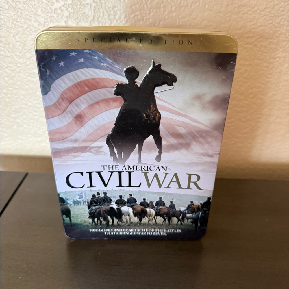 American Civil War 3 Disc DVD Set Special Edition Metal Tin Case